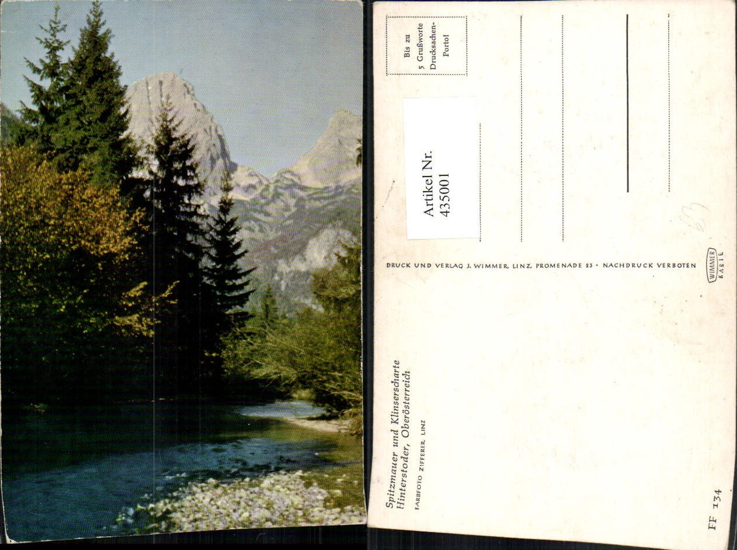 435001,Hinterstoder Spitzmauer u. Klinserscharte Bergkulisse