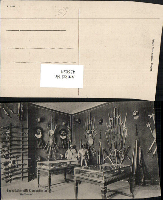 435024,Kremsmünster Benediktinerstift Waffensaal Innenansicht