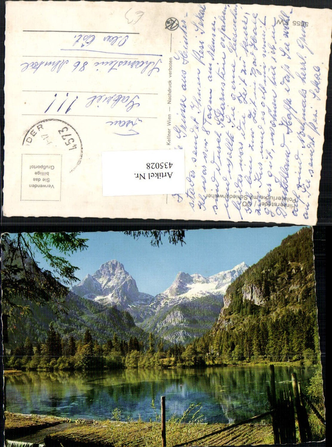 435028,Hinterstoder Polsterlucke m. Schiederweiher Bergkulisse