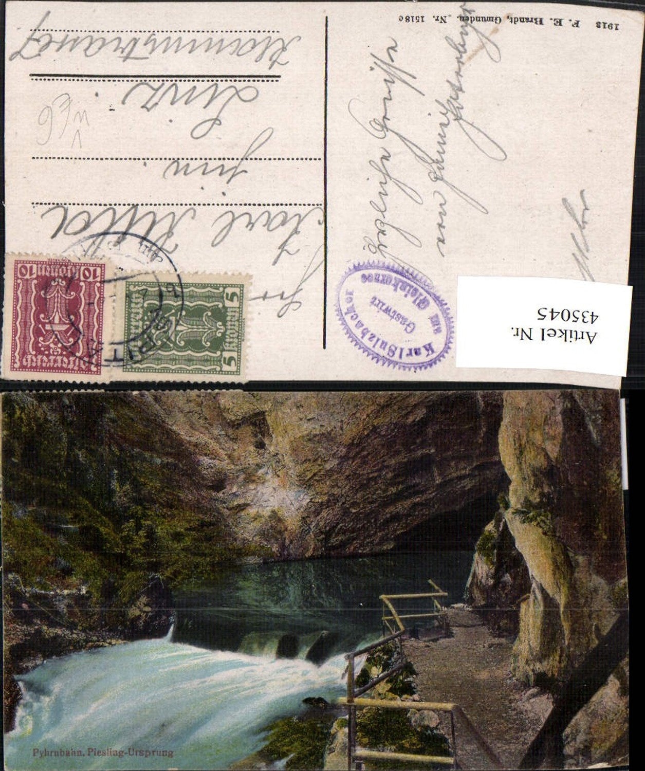 435045,Piesling-Ursprung b. Windischgarsten pub F. E. Brandt 1518c