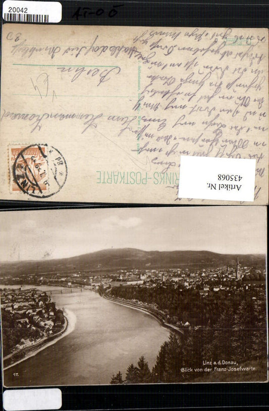 435068,Linz an d. Donau Totale von d. Franz Josef-Warte pub Trinks 17