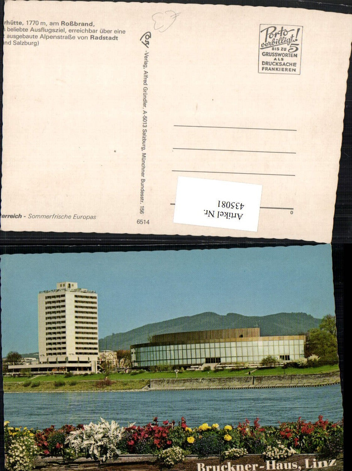 435081,Linz an d. Donau Bruckner-Haus Gebäude