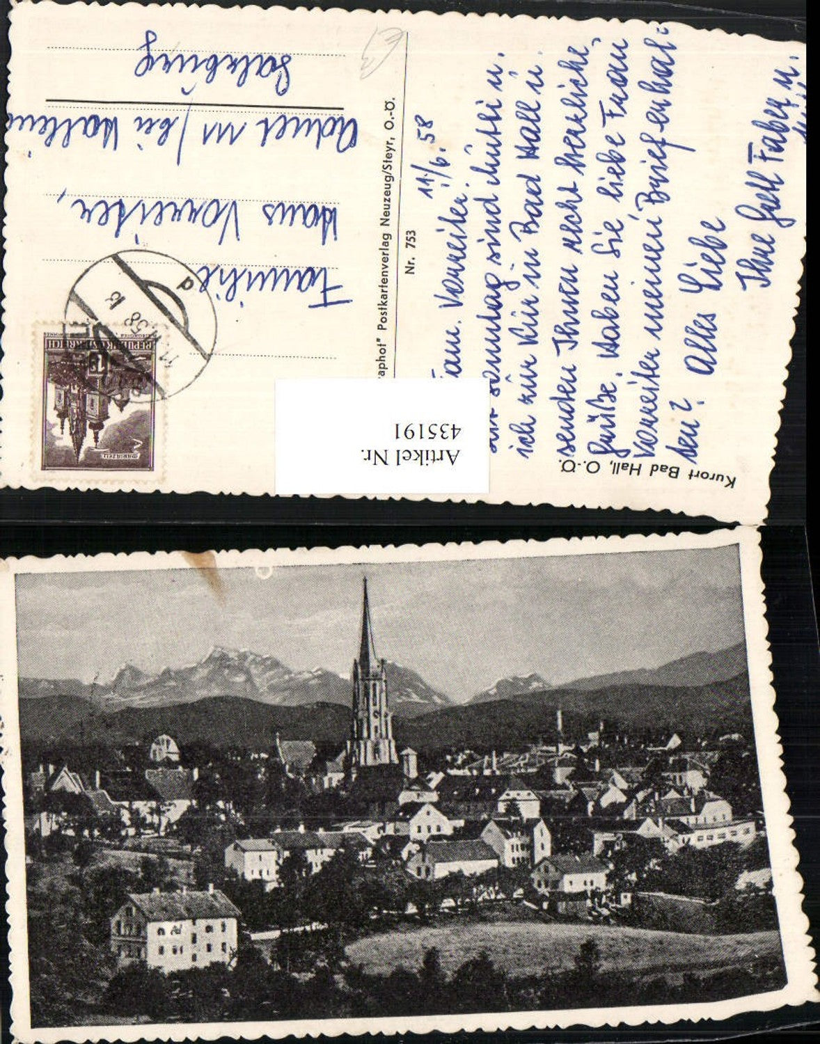 435191,Bad Hall Totale Bergkulisse