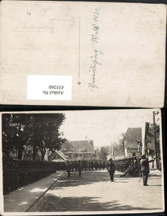 435260,Foto AK Wels Vereidigung Angelobung 1930 Soldaten Elisenbad