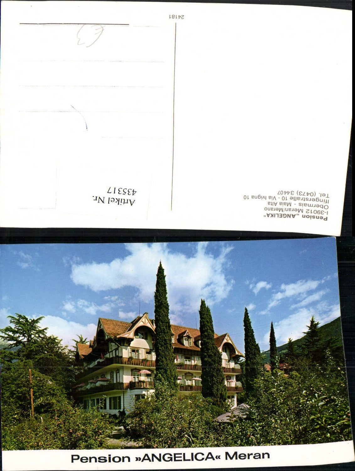 Alte Ansichtskarte – Old Postcard