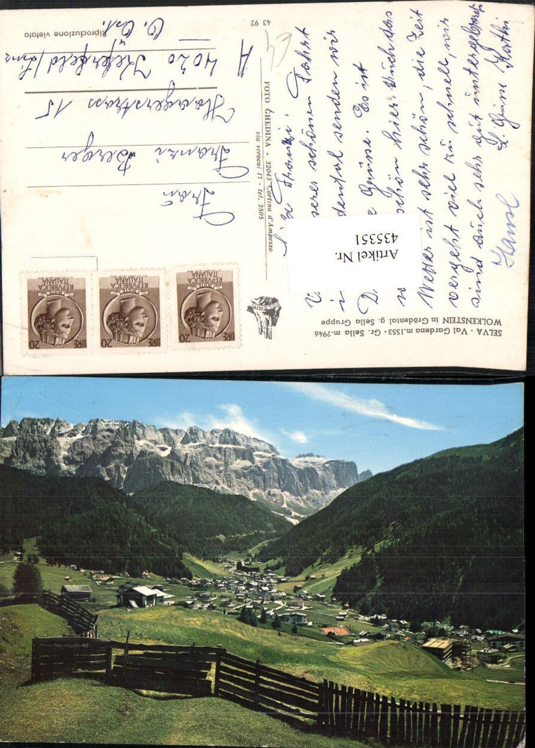 Alte Ansichtskarte – Old Postcard