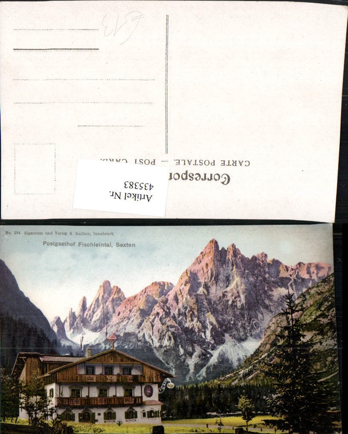 Alte Ansichtskarte – Old Postcard