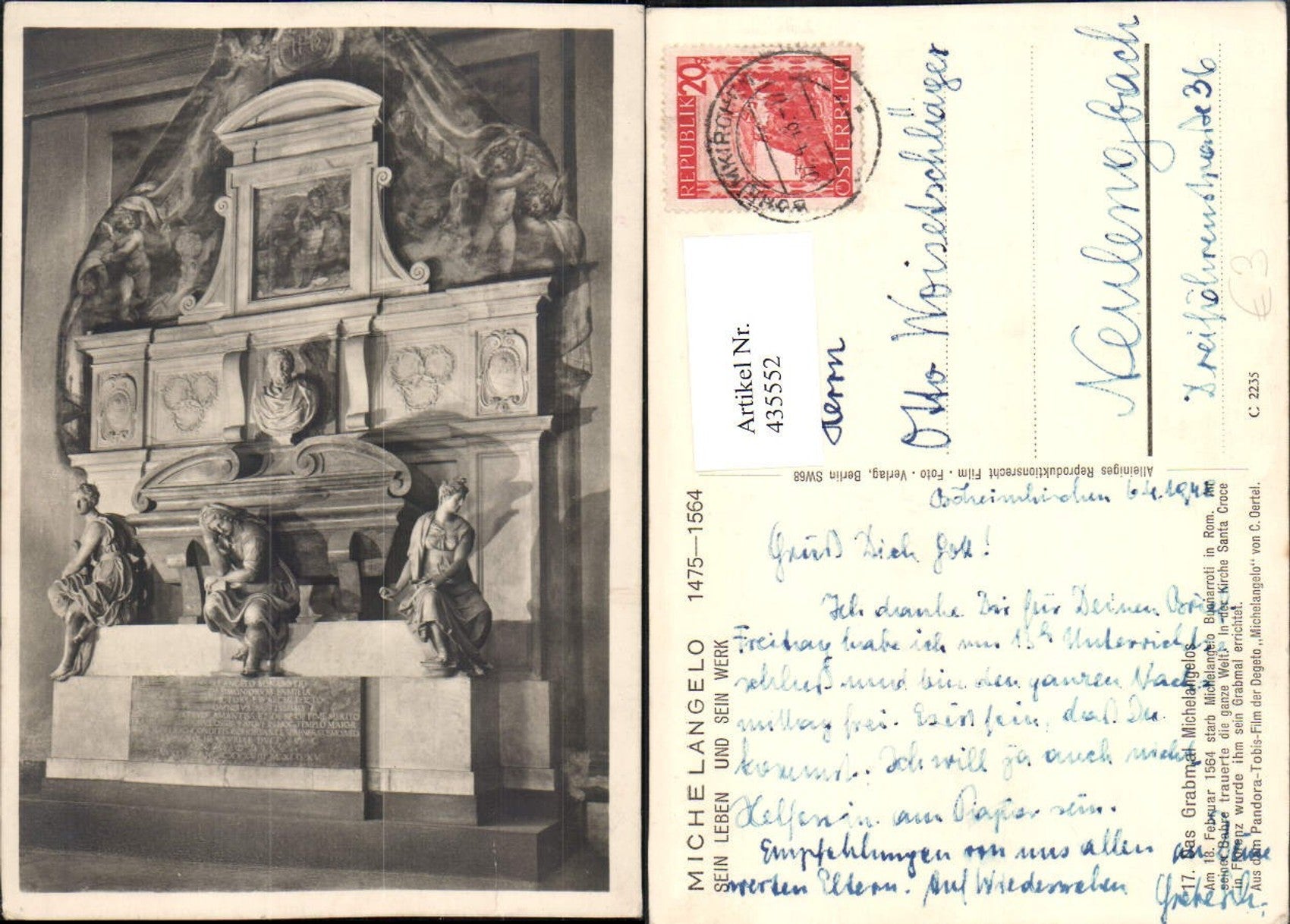 Alte Ansichtskarte – Old Postcard