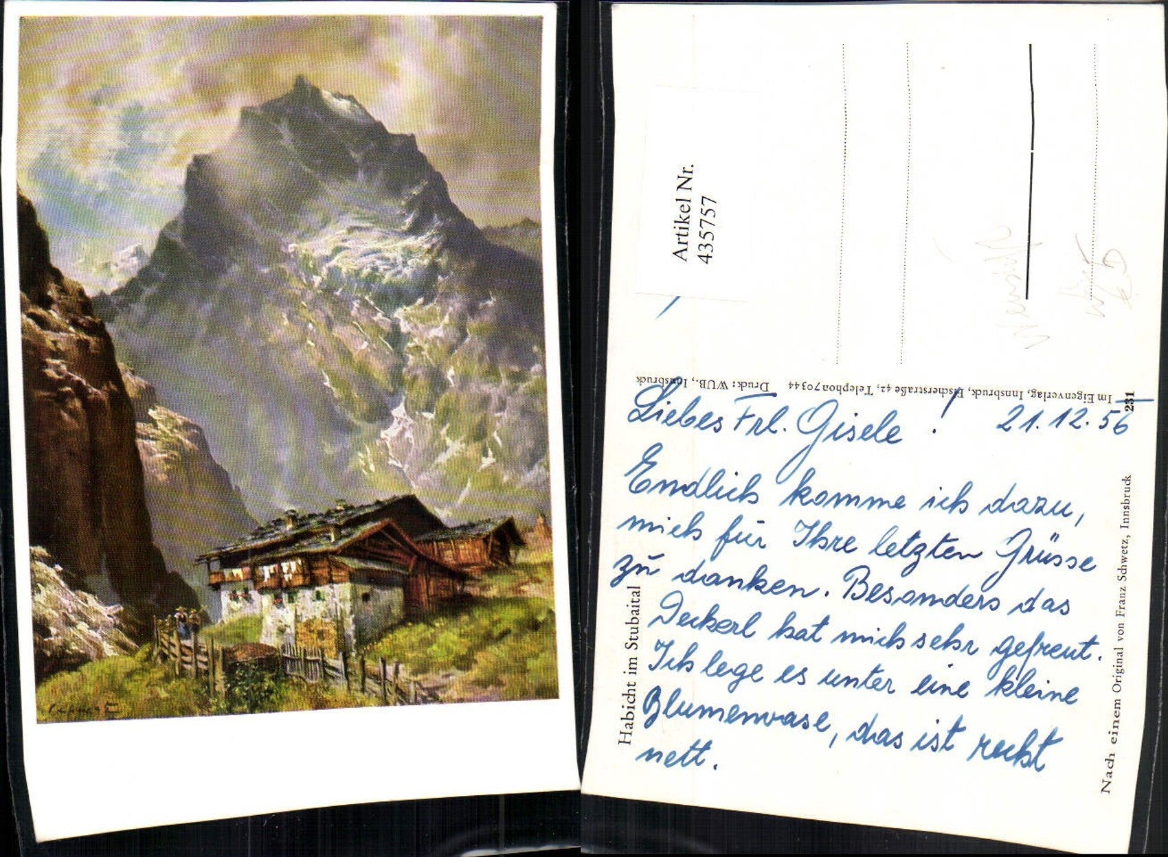 Alte Ansichtskarte – Old Postcard