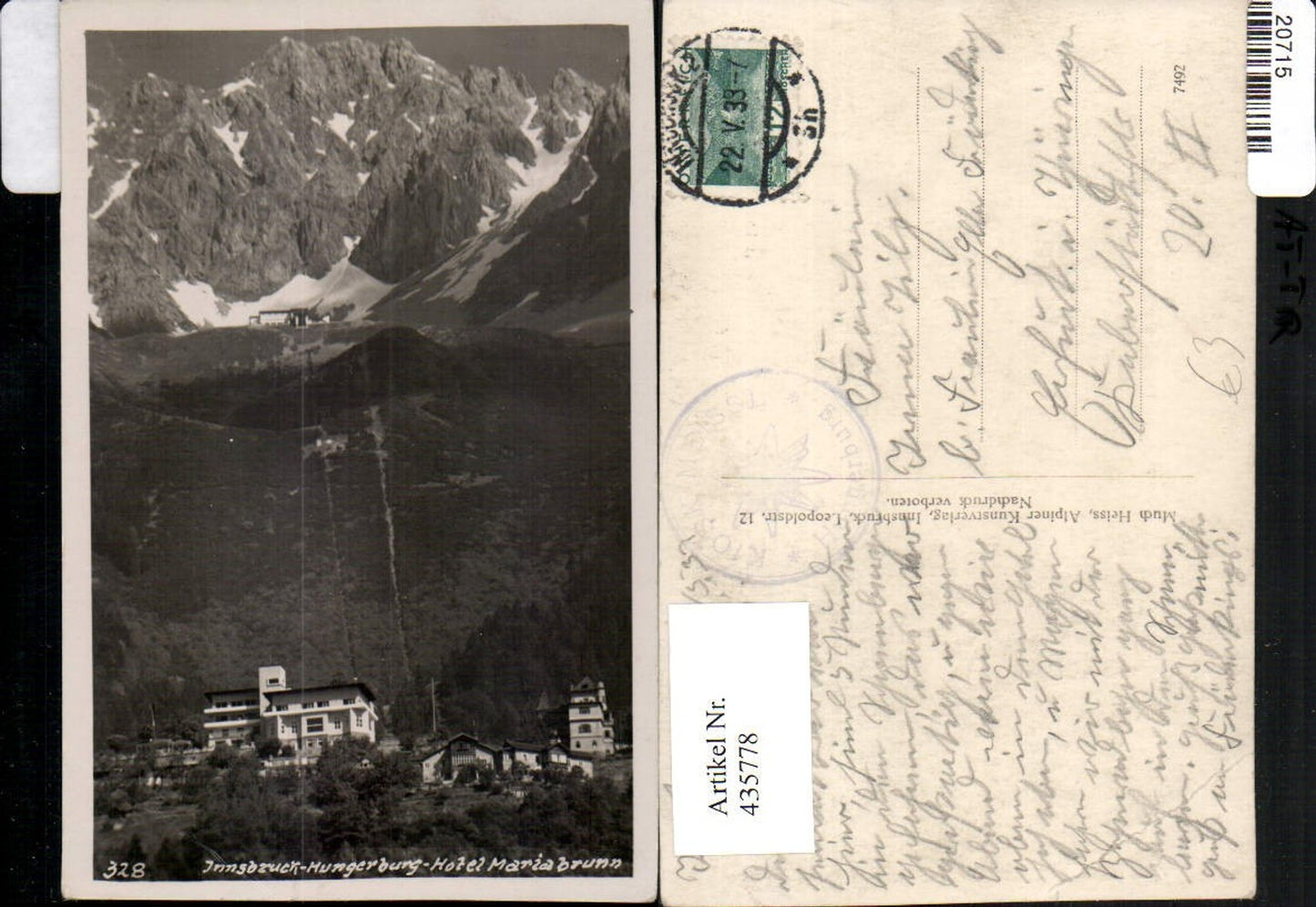 Alte Ansichtskarte – Old Postcard