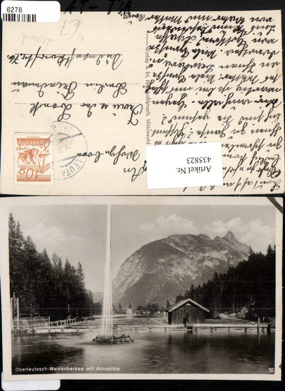Alte Ansichtskarte – Old Postcard