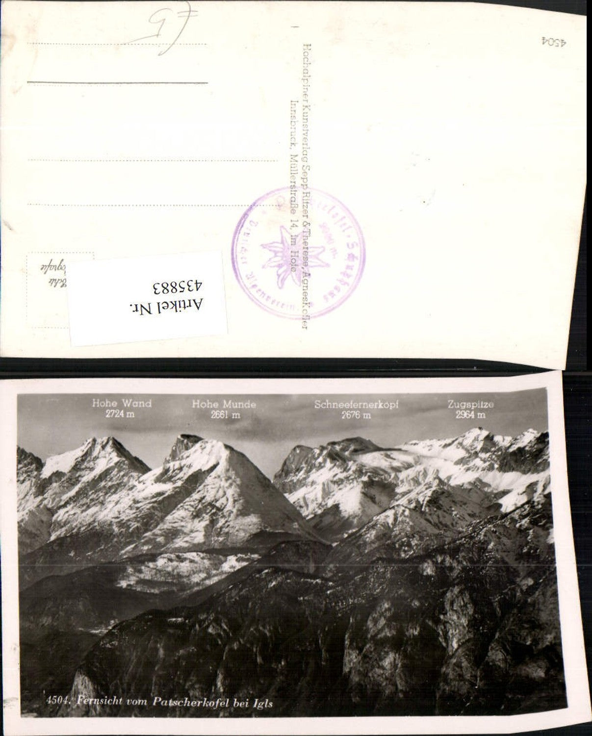 Alte Ansichtskarte – Old Postcard