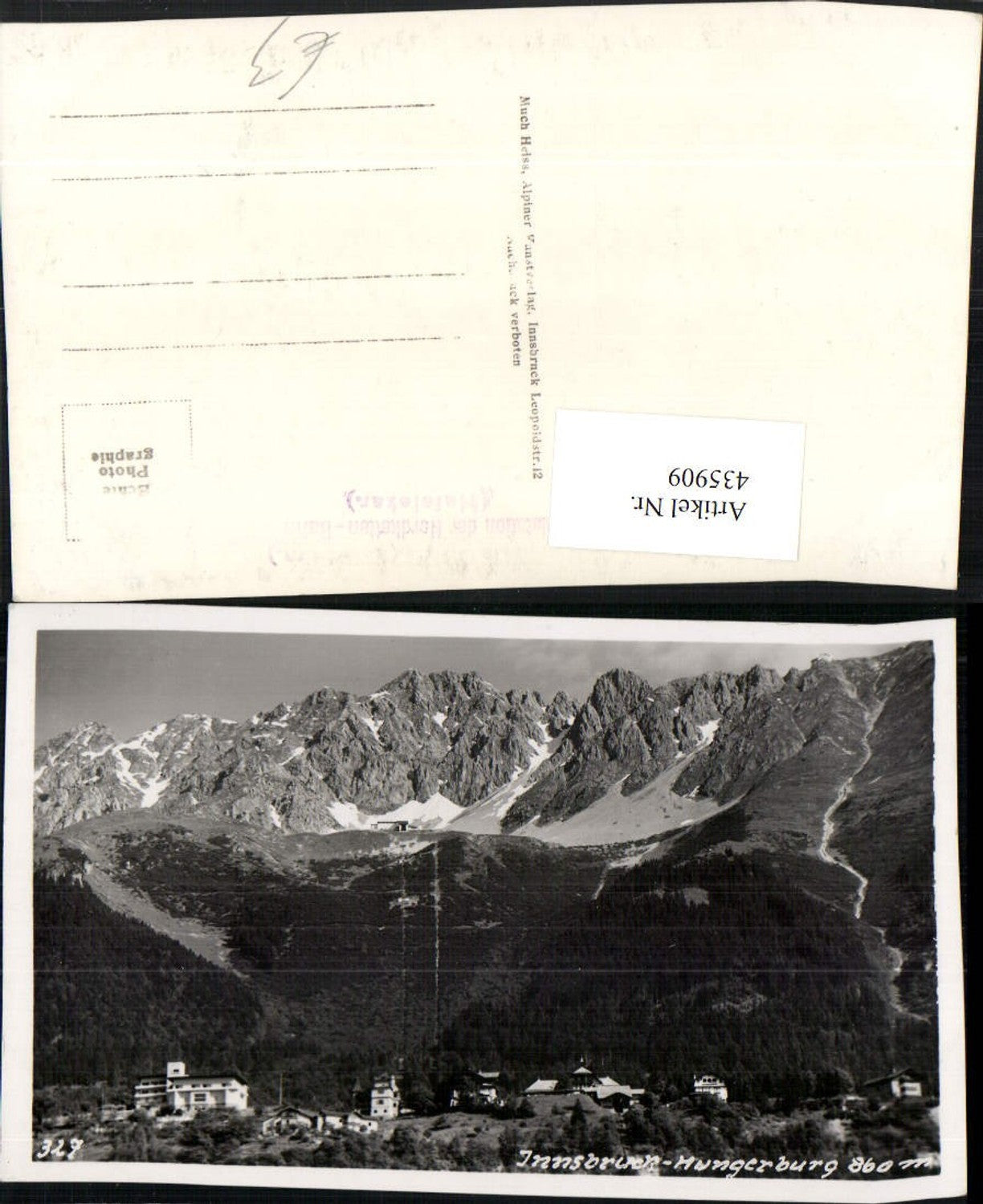 Alte Ansichtskarte – Old Postcard