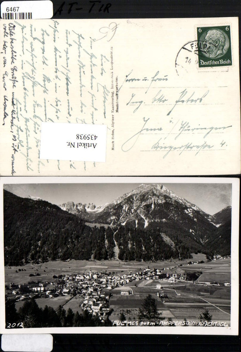 Alte Ansichtskarte – Old Postcard