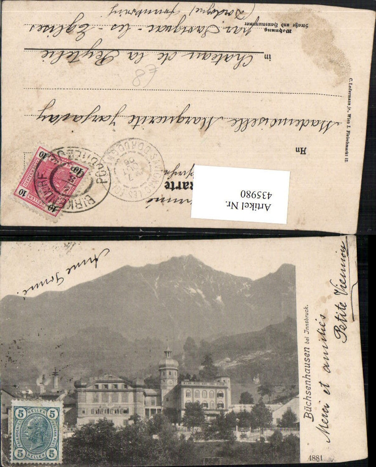 Alte Ansichtskarte – Old Postcard