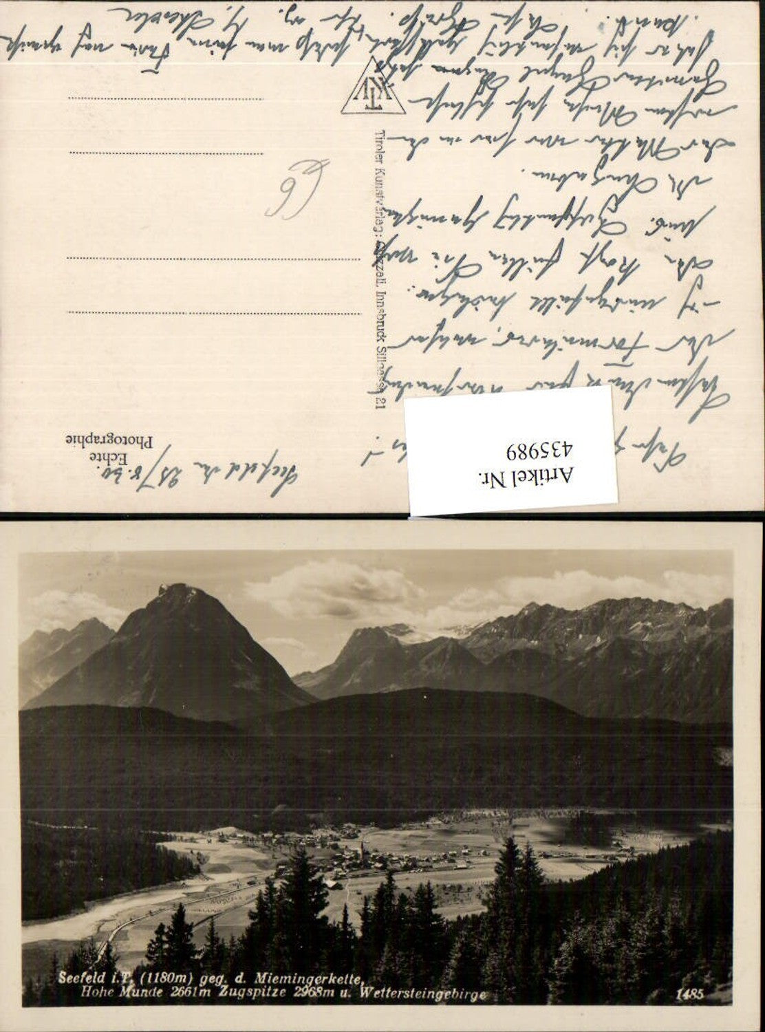 Alte Ansichtskarte – Old Postcard