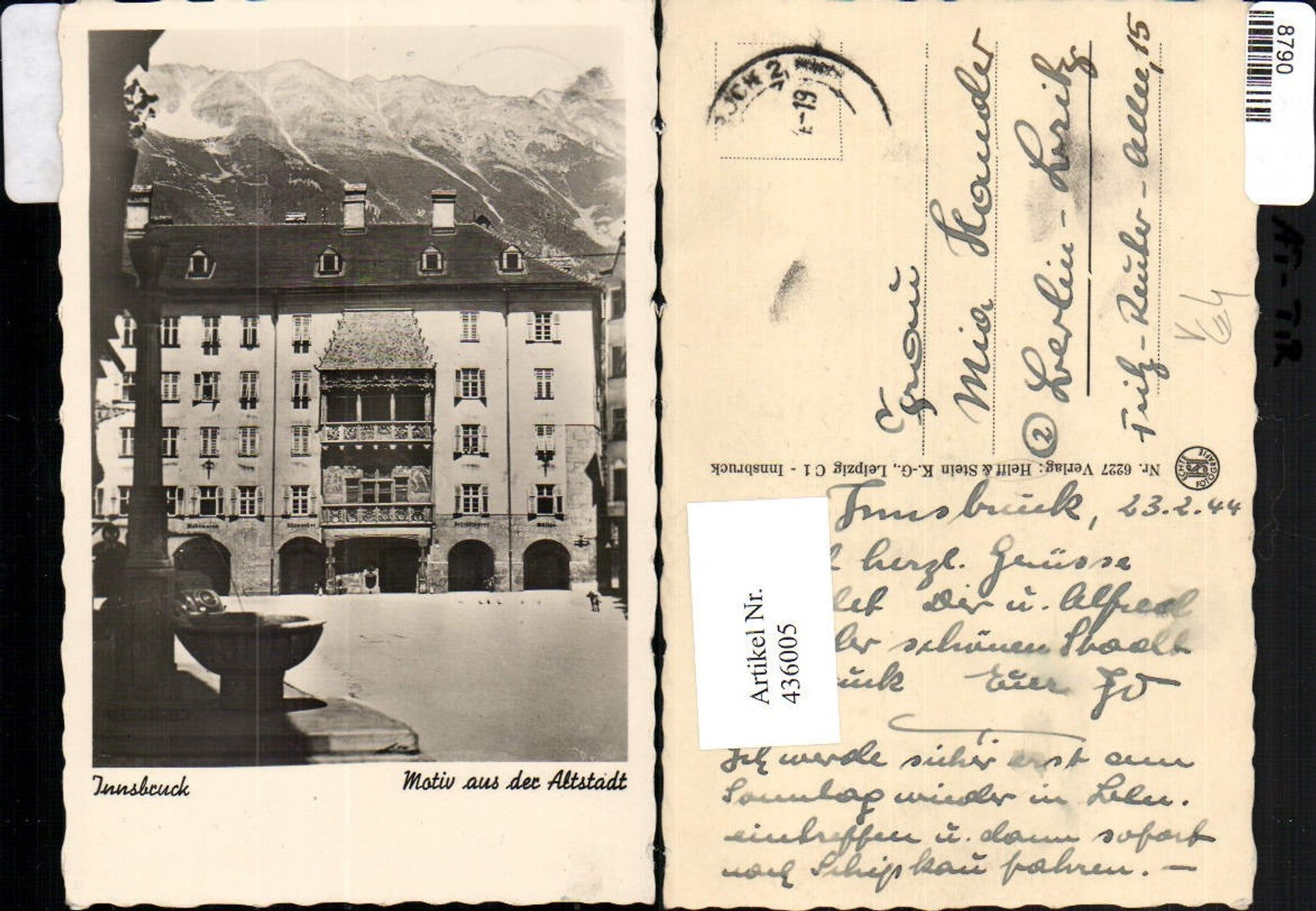 Alte Ansichtskarte – Old Postcard