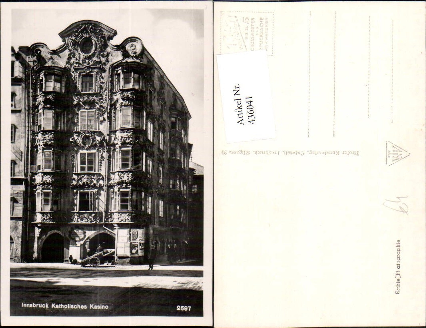 Alte Ansichtskarte – Old Postcard