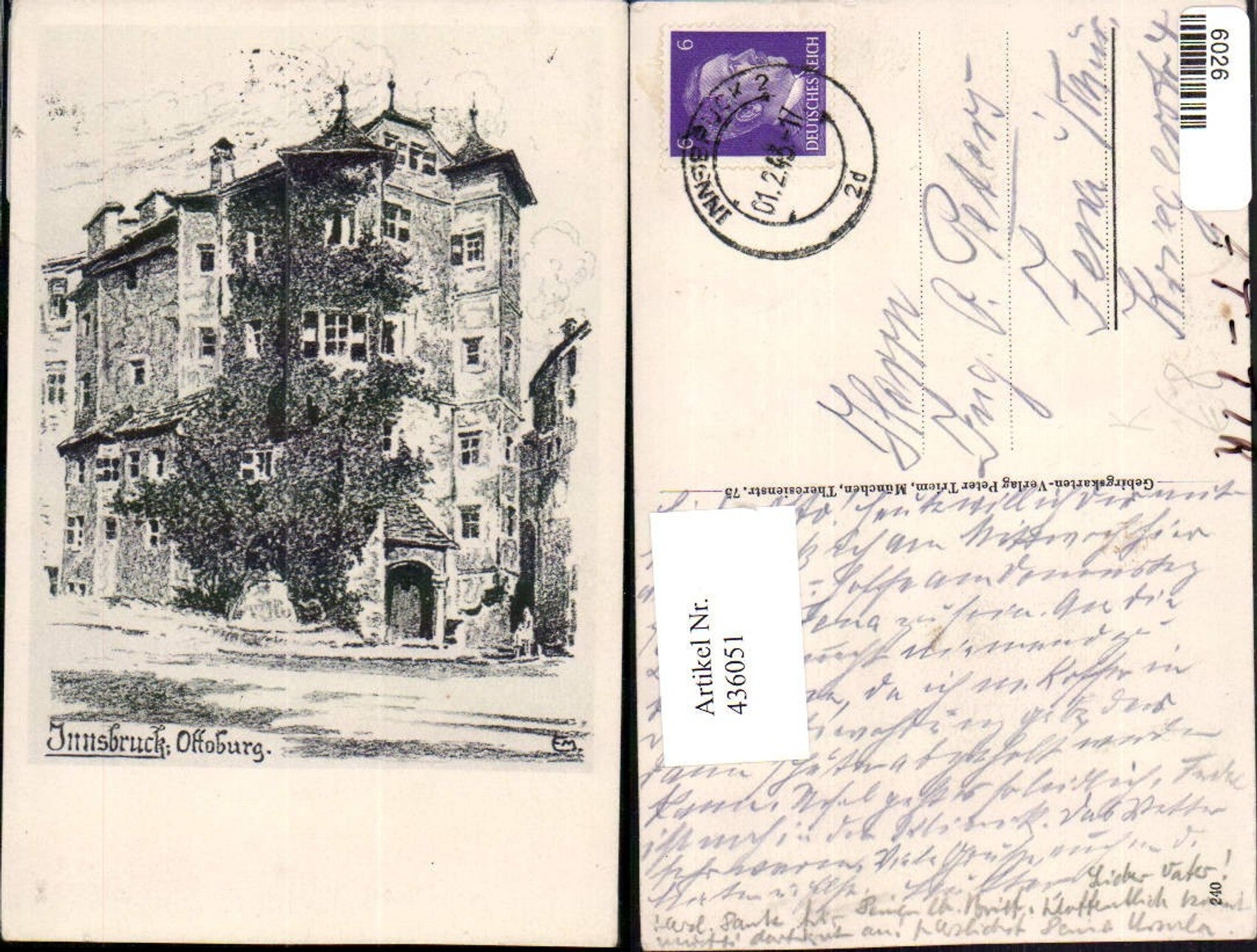 Alte Ansichtskarte – Old Postcard