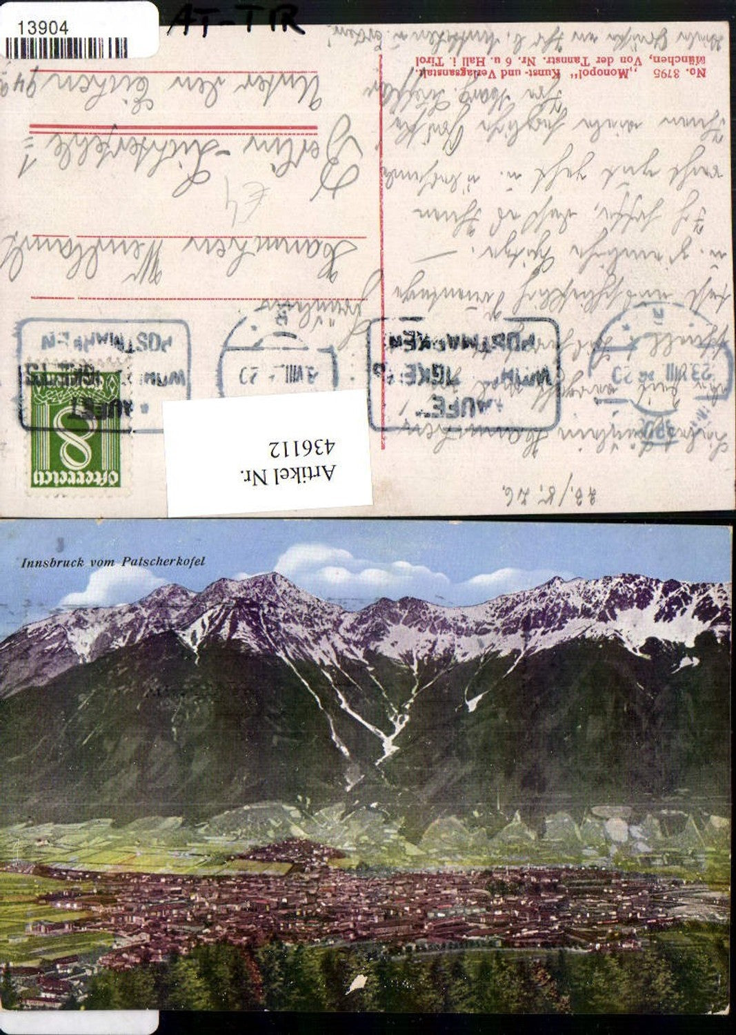 Alte Ansichtskarte – Old Postcard