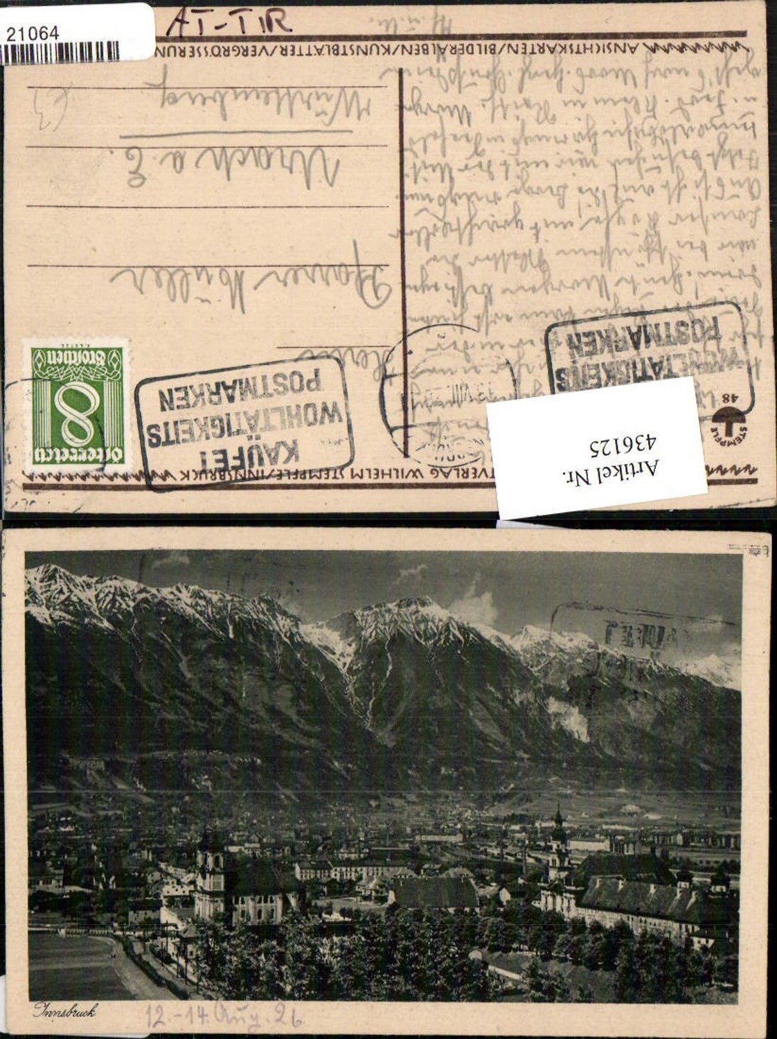 Alte Ansichtskarte – Old Postcard