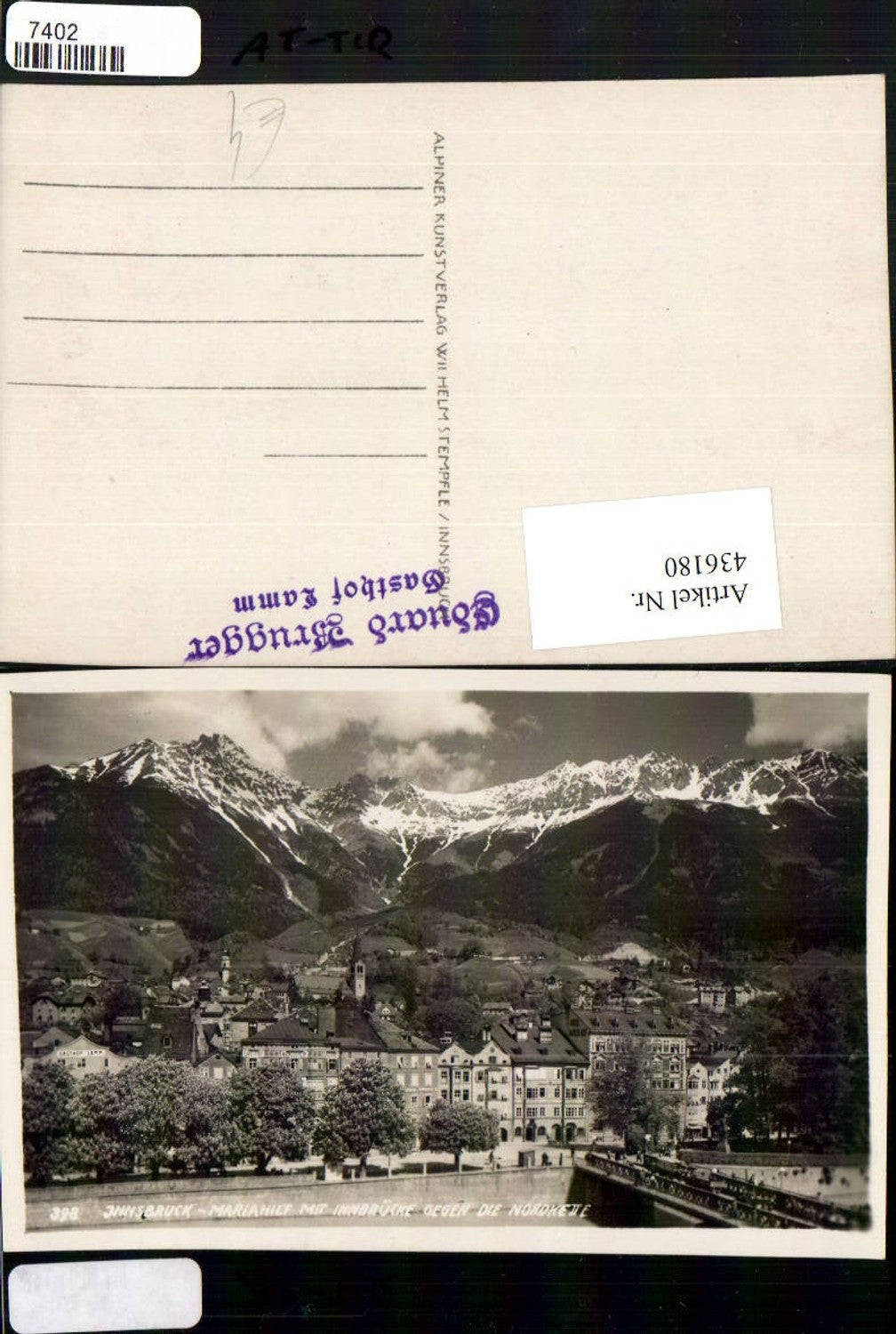 Alte Ansichtskarte – Old Postcard