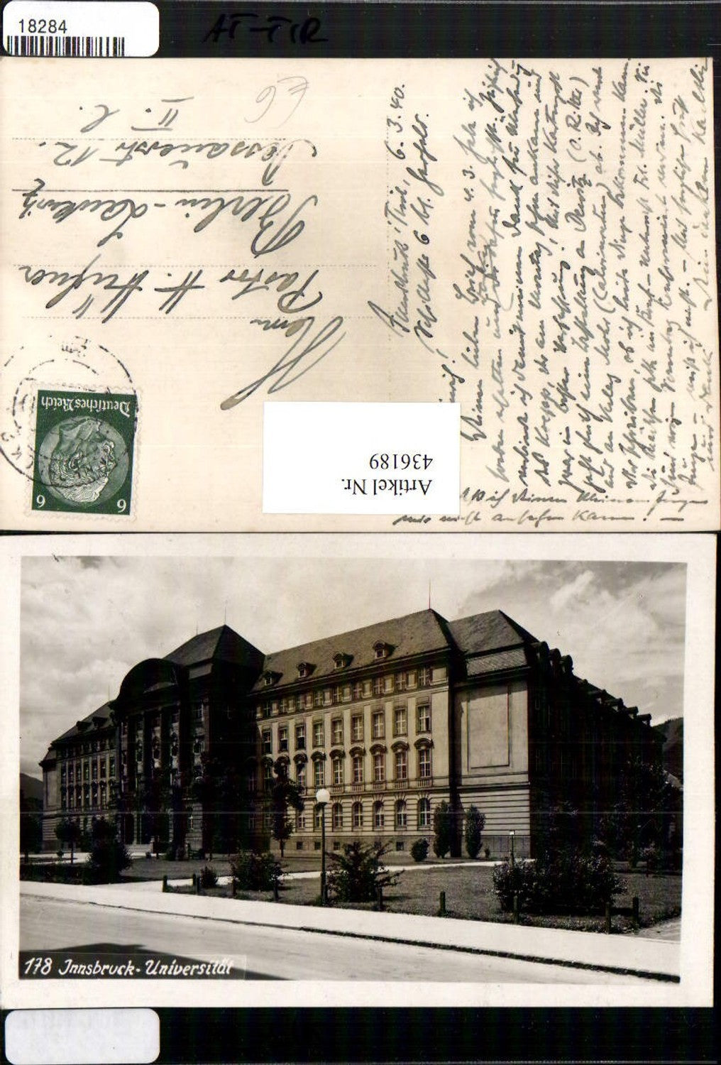 Alte Ansichtskarte – Old Postcard
