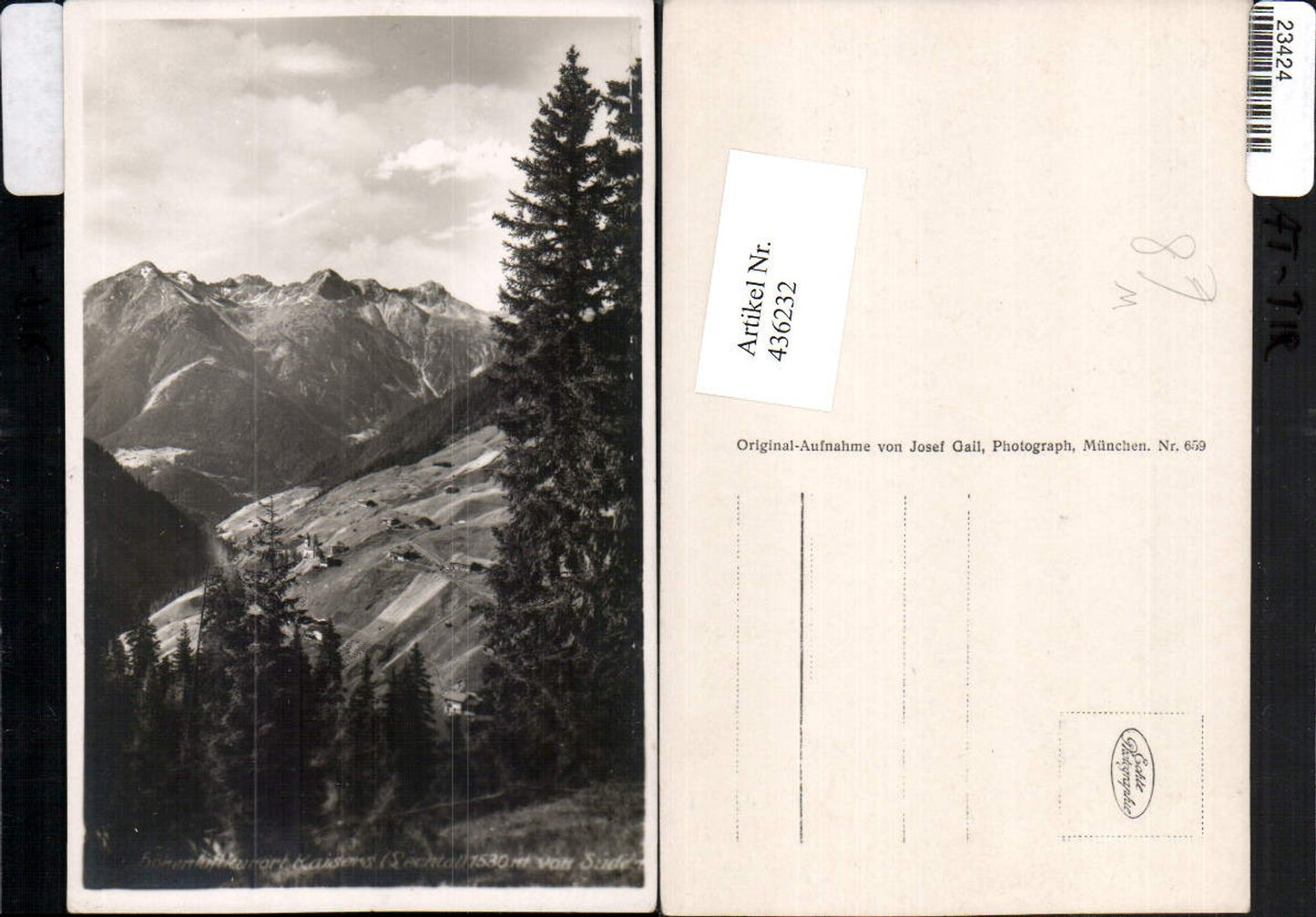 Alte Ansichtskarte – Old Postcard