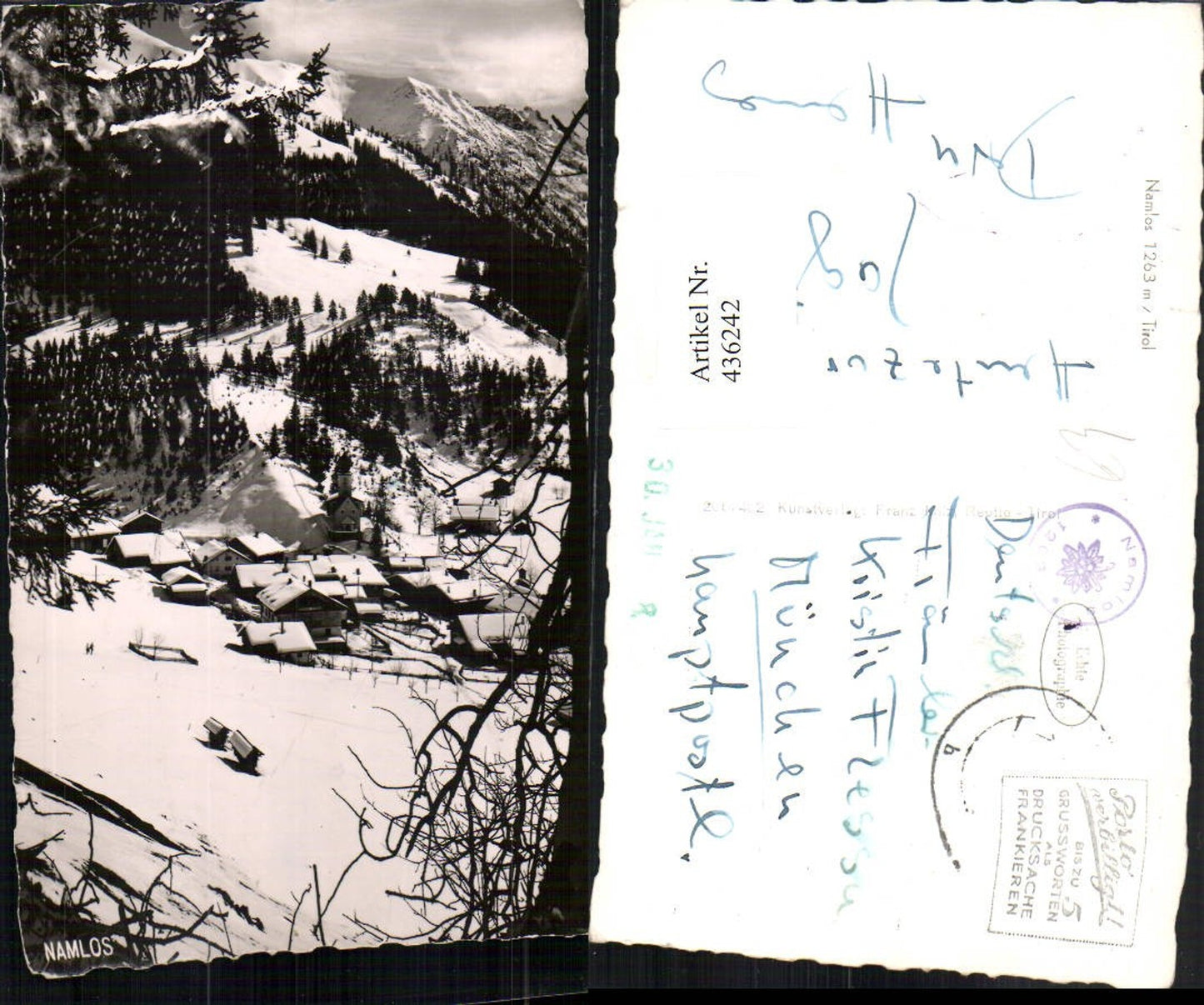 Alte Ansichtskarte – Old Postcard