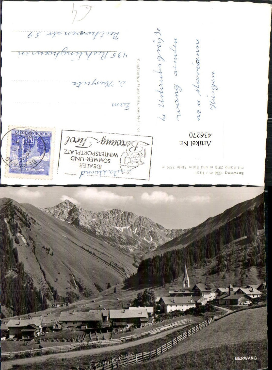 Alte Ansichtskarte – Old Postcard