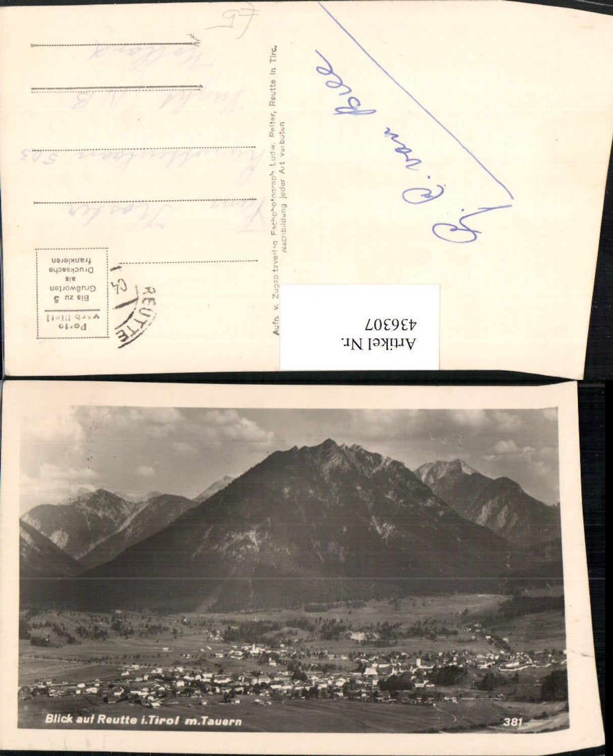 Alte Ansichtskarte – Old Postcard