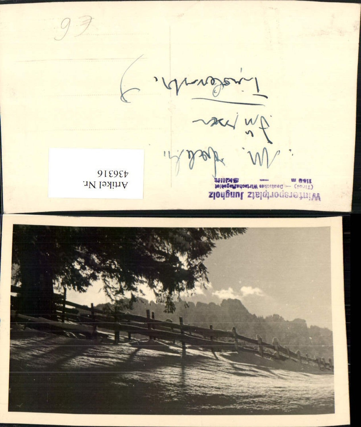 Alte Ansichtskarte – Old Postcard