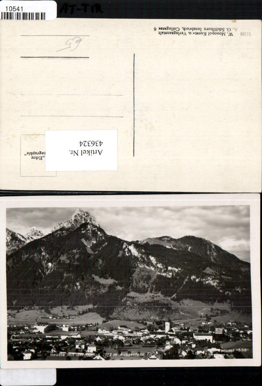 Alte Ansichtskarte – Old Postcard