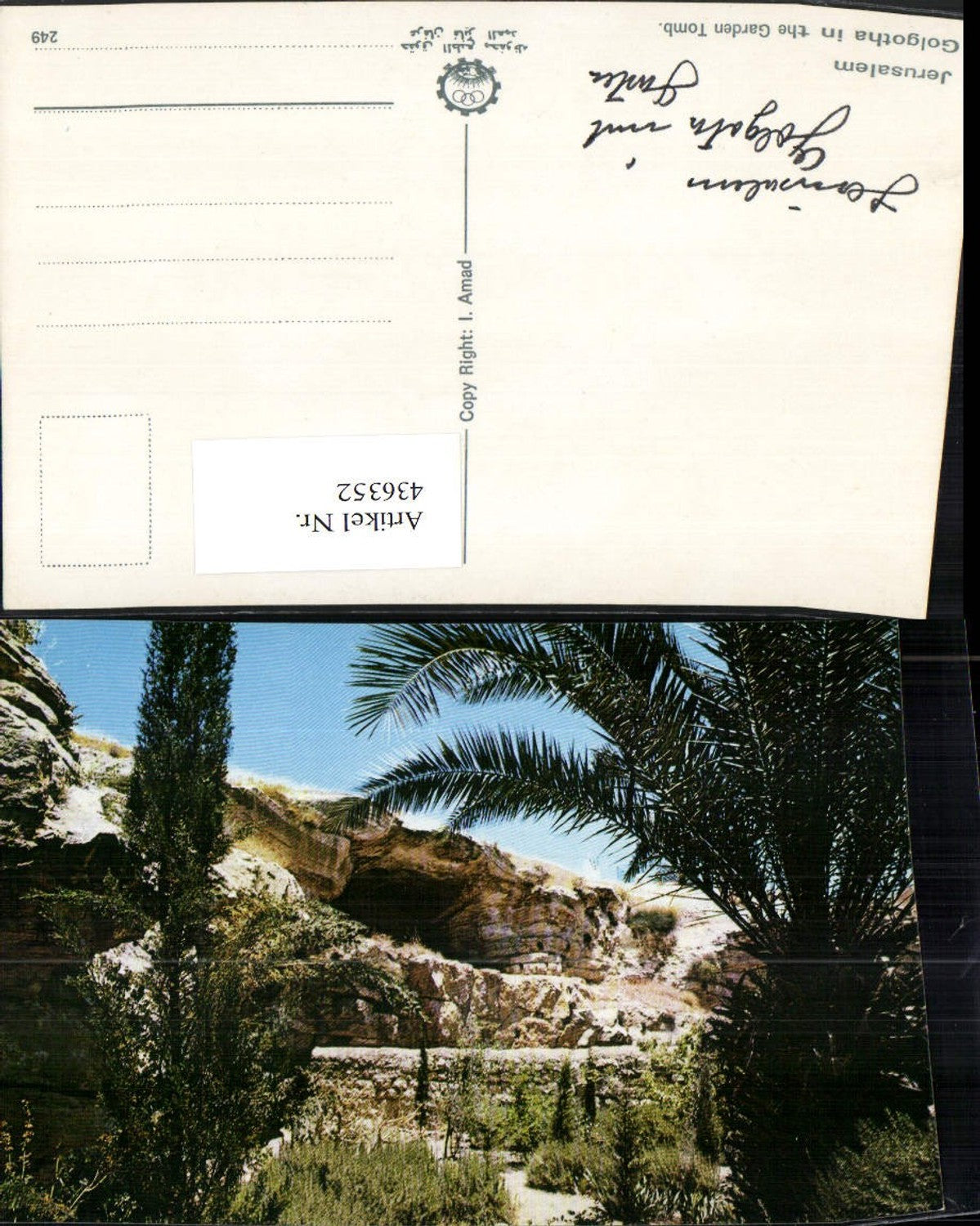 436352,Israel Jerusalem Golgotha in the Garden Tomb Höhle