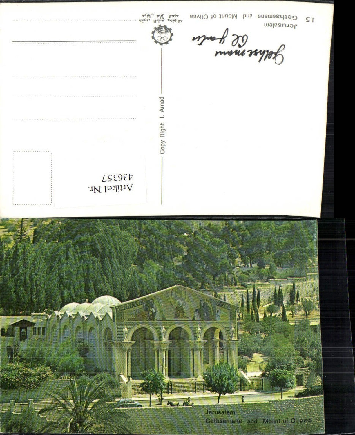 436357,Israel Jerusalem Gethsemane and Mount of Olives Gebäude