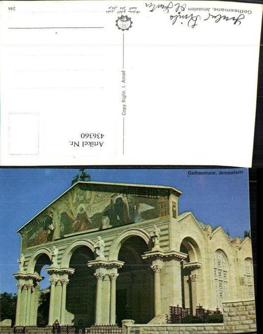 436360,Israel Jerusalem Gethsemane Kirche Gebäude