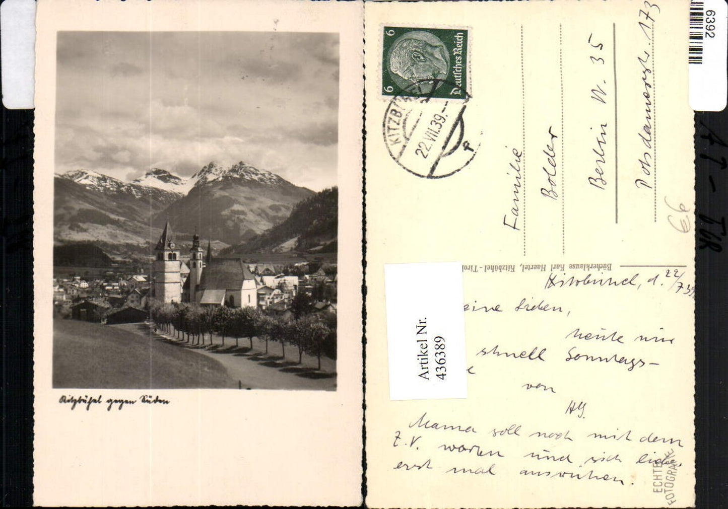 Alte Ansichtskarte – Old Postcard