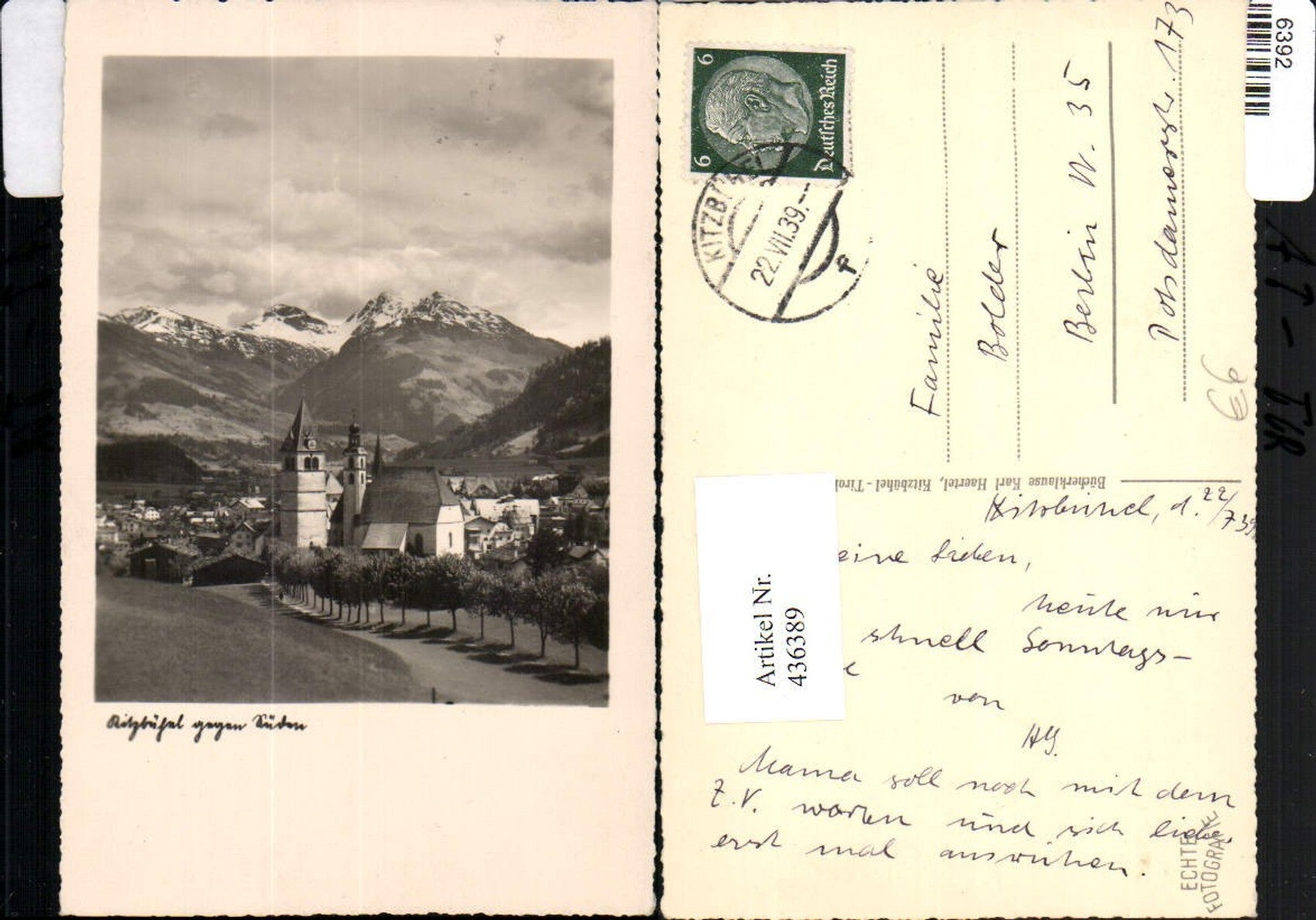 Alte Ansichtskarte – Old Postcard