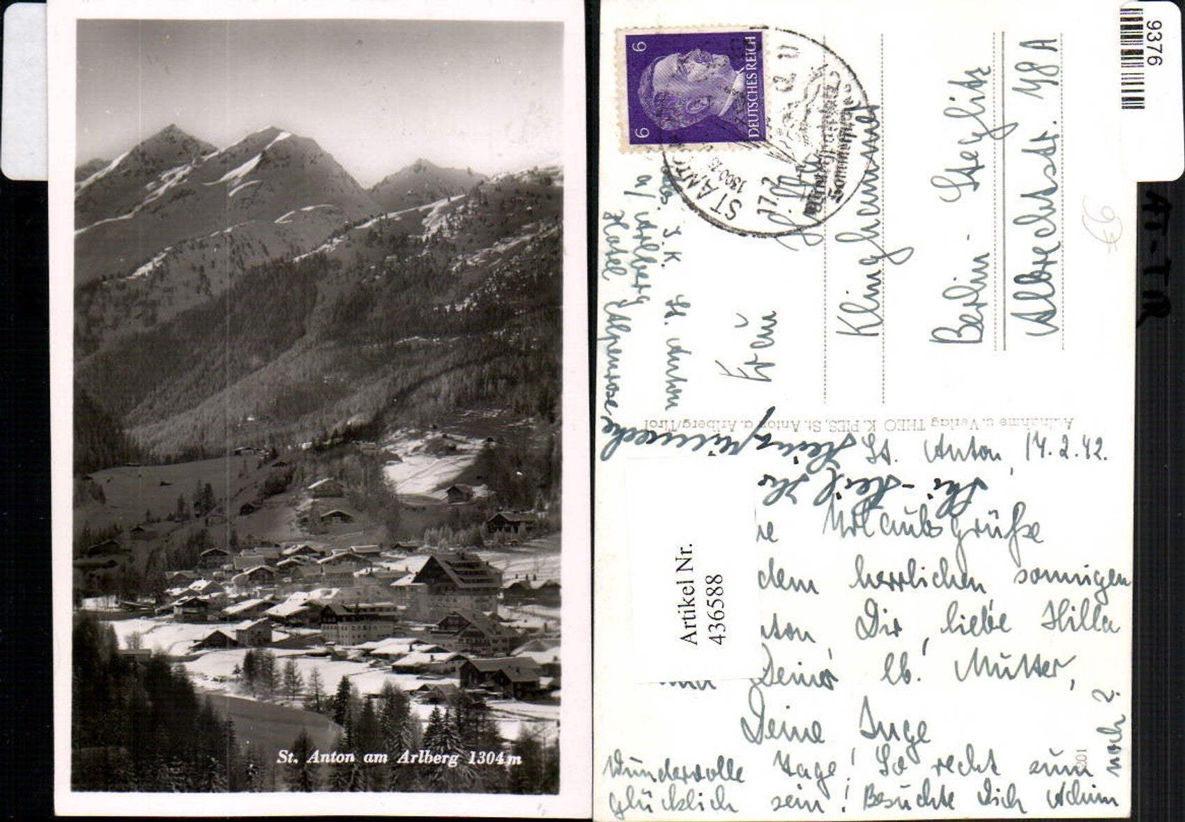 Alte Ansichtskarte – Old Postcard