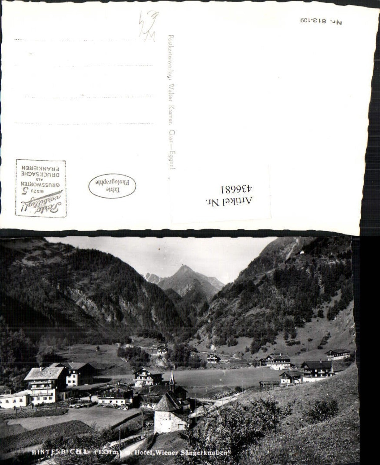 Alte Ansichtskarte – Old Postcard