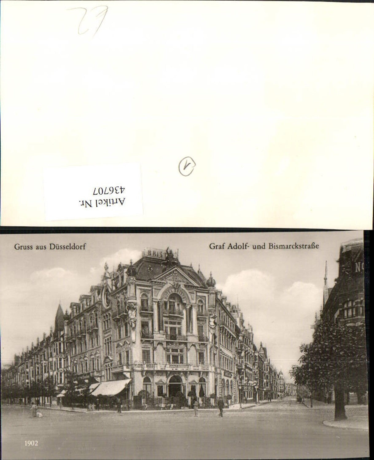 436707,REPRO Düsseldorf Graf Adolf- und Bismarckstraße Straßenansicht