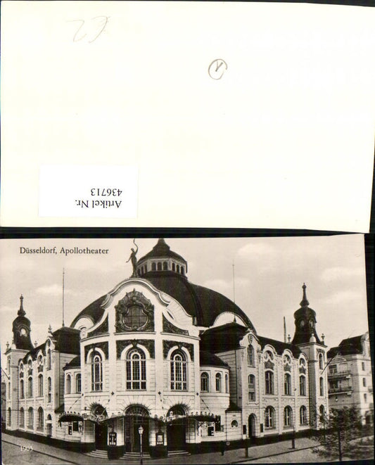 436713,REPRO Düsseldorf Apollotheater Theater Gebäude