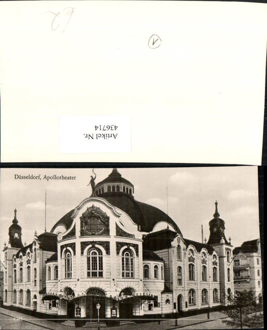 436714,REPRO Düsseldorf Apollotheater Theater Gebäude