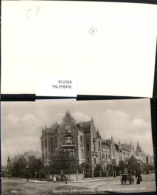 436718,REPRO Düsseldorf Uhland- und Humboldstraße vom Schillerplatz