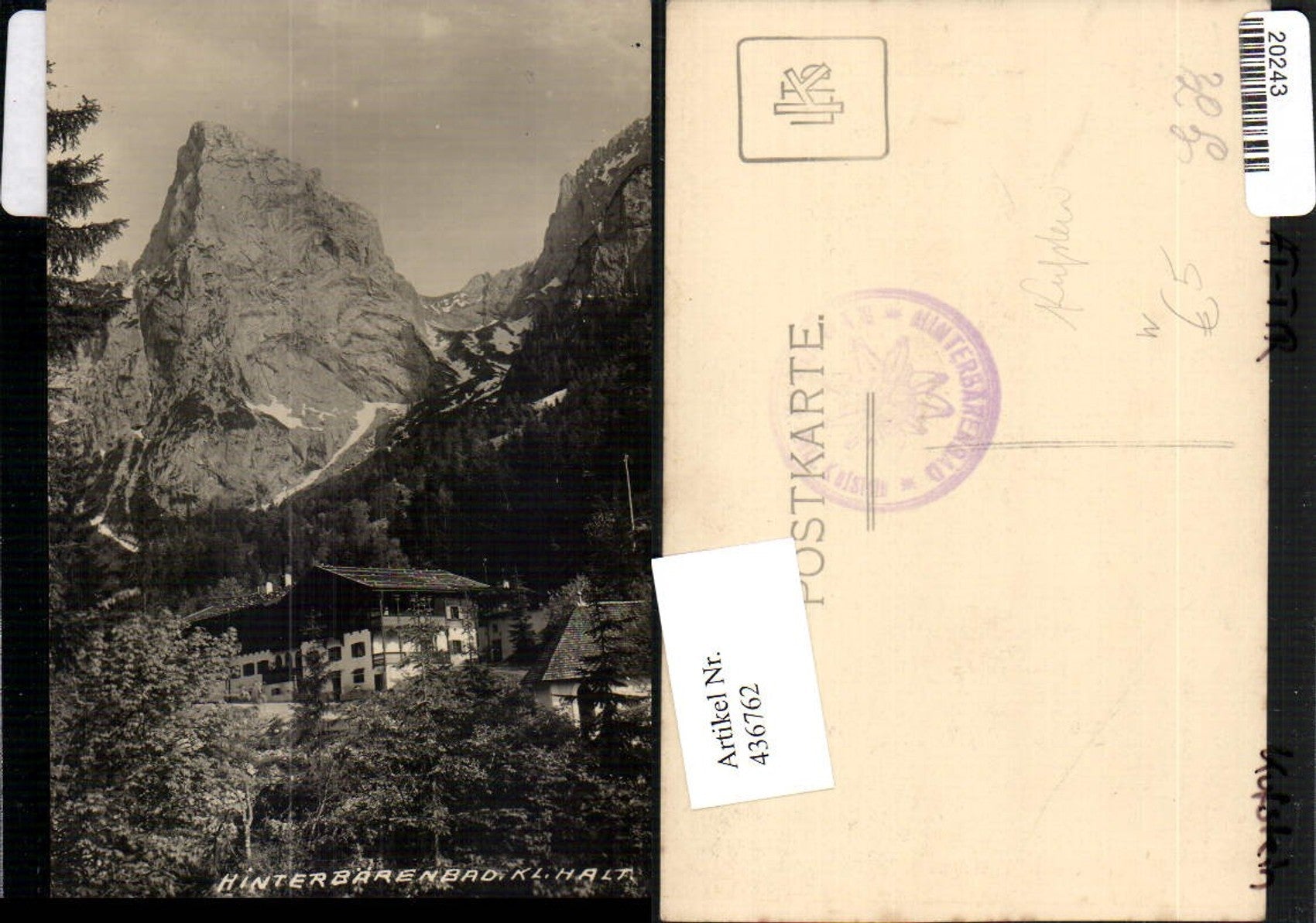 Alte Ansichtskarte – Old Postcard