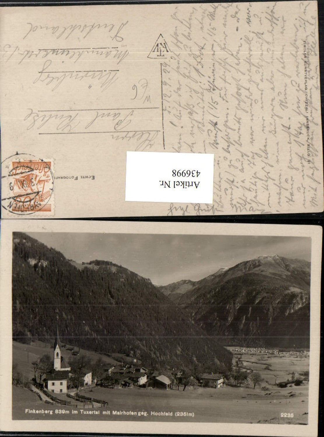 Alte Ansichtskarte – Old Postcard