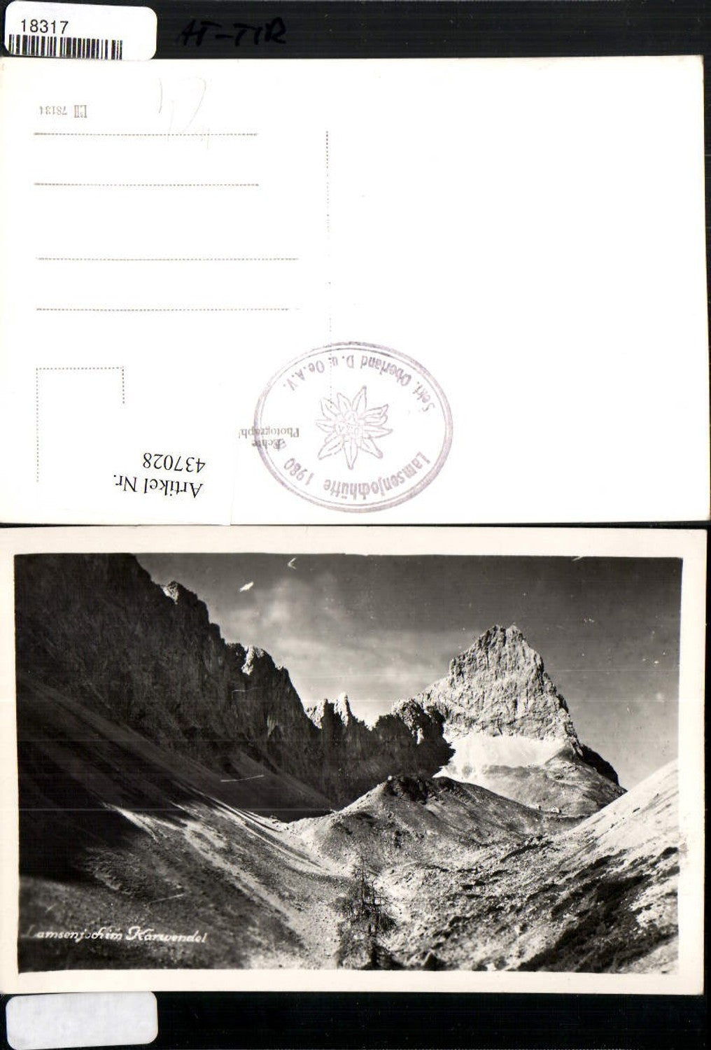 Alte Ansichtskarte – Old Postcard