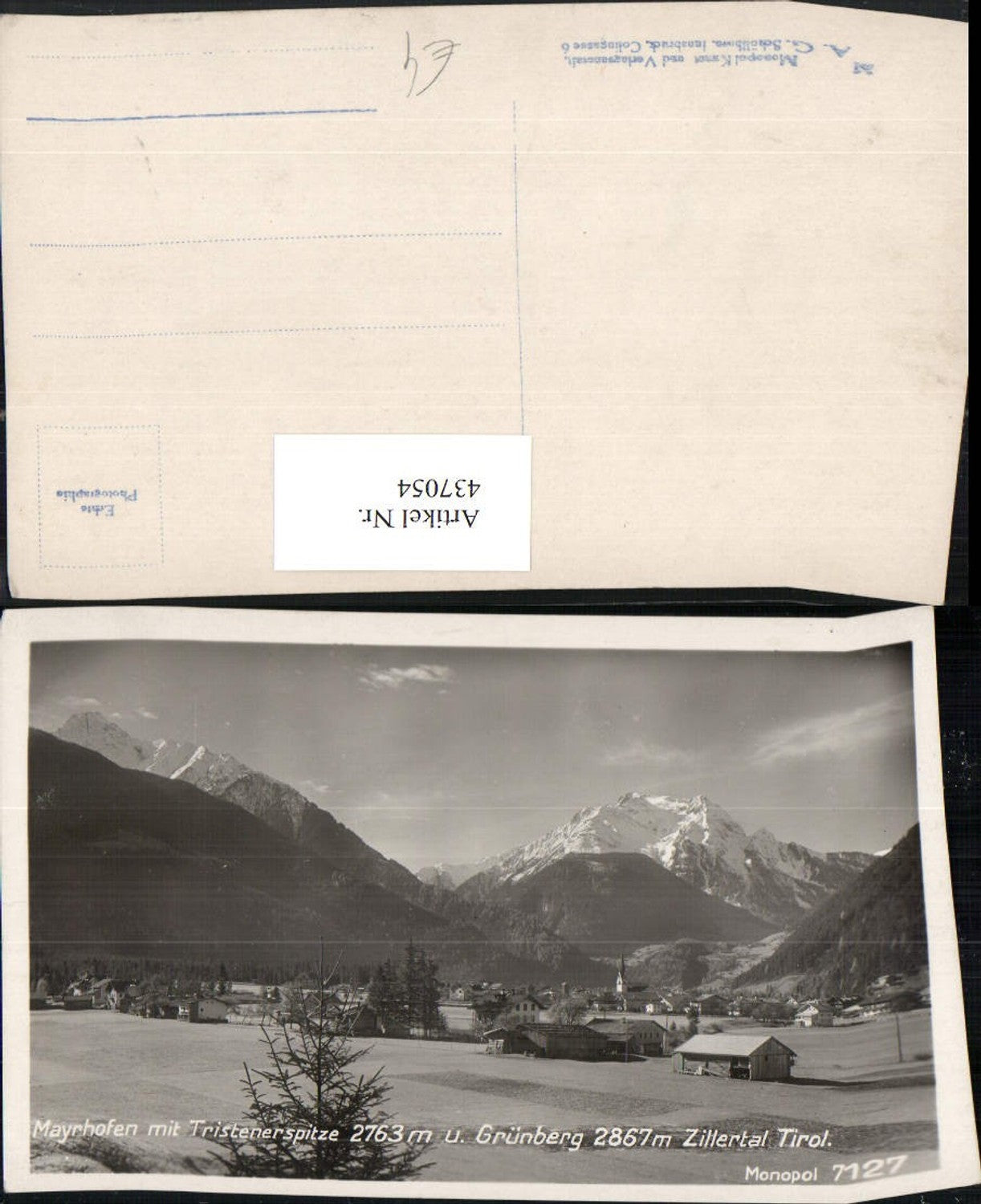 Alte Ansichtskarte – Old Postcard