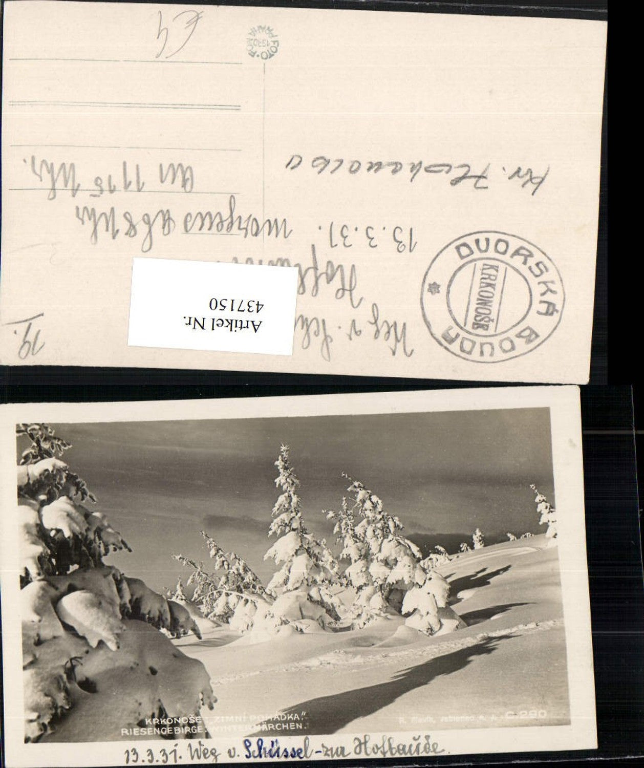 Alte Ansichtskarte – Old Postcard