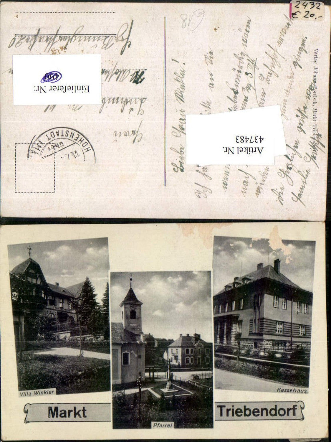 Alte Ansichtskarte – Old Postcard